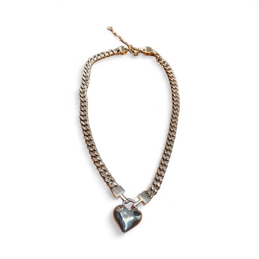 Silver Heart Pendant Necklace